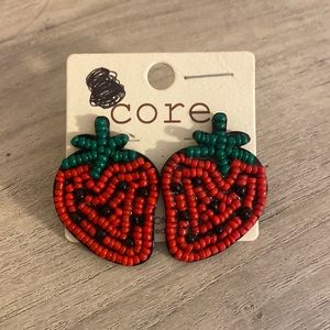 Strawberry earrings